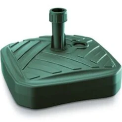 Prosperplast Parasolvoet - Vierkant - Rotan - Groen - 12 L - 39 Cm