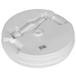 Merkloos Ronde Parasolvoet Wit 42 Cm 13 Liter 8 Merkloos Ronde Parasolvoet Wit 42 Cm 13 Liter -tuinmeubelen 1000000910 0103