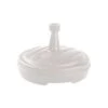 Merkloos Ronde Parasolvoet Wit 42 Cm 13 Liter