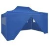 VidaXL Vouwtent Pop-up Met 4 Zijwanden 3x4,5 M Blauw 1 VidaXL Vouwtent Pop-up Met 4 Zijwanden 3x4,5 M Blauw -tuinmeubelen 1000001111
