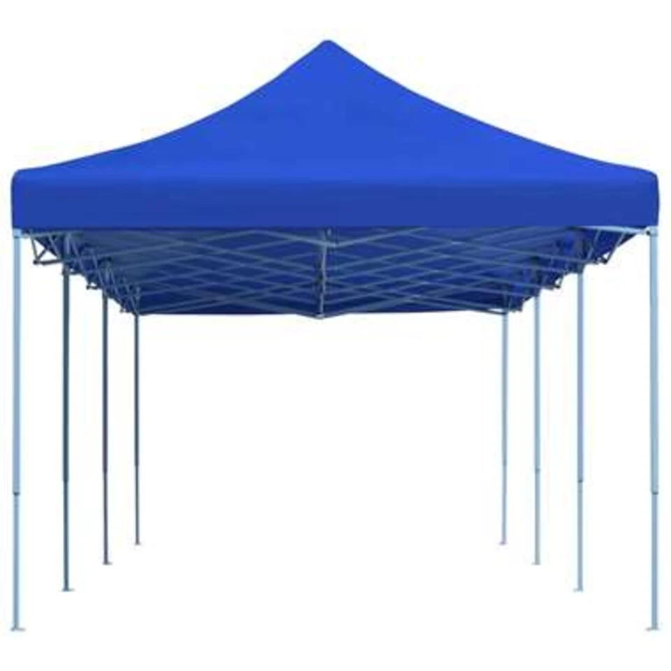 VidaXL Vouwtent Pop-up 3x9 M Blauw 3 VidaXL Vouwtent Pop-up 3x9 M Blauw