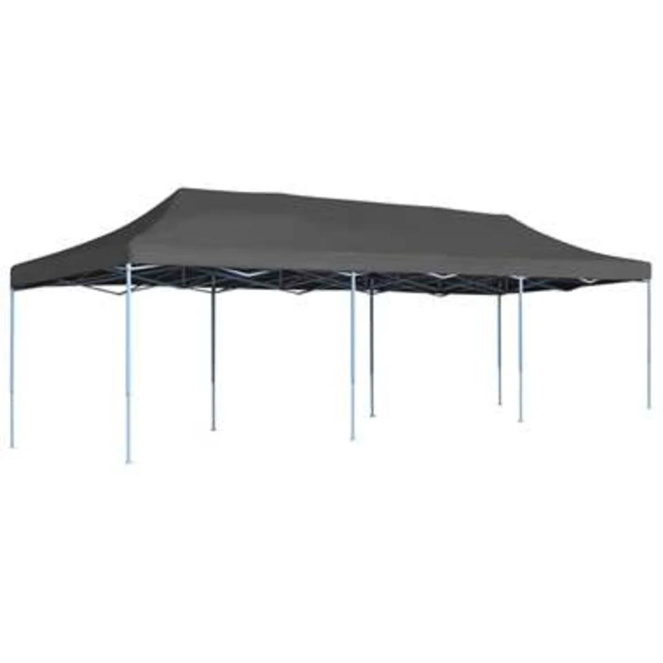 VidaXL Vouwtent Pop-up 3x9 M Antraciet 3 VidaXL Vouwtent Pop-up 3x9 M Antraciet