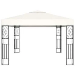 VidaXL Prieel 3x4 M Stof Crème 8 VidaXL Prieel 3x4 M Stof Crème -tuinmeubelen 1000001370 0102