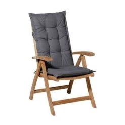 Madison Tuinstoelkussen Lage Rug Outdoor Oxford Grijs -tuinmeubelen 1000002217 0102