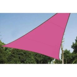 Velleman Schaduwdoek Driehoek 5x5x5m Fuchsia Metset -tuinmeubelen 1000006790 0101