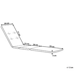 Beliani Zitkussen TOSCANA - Rood Polyester -tuinmeubelen 1000008139 0102