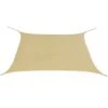 VidaXL Zonnescherm Vierkant 2x2 M Oxford Stof Beige -tuinmeubelen 1000009477