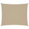 VidaXL Zonnescherm Rechthoekig 4x6 M Oxford Stof Beige -tuinmeubelen 1000009510
