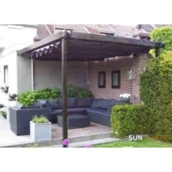 Sunfighters Wavesail Waterdicht 2,90x5 Grijs -tuinmeubelen 1000013758 0101