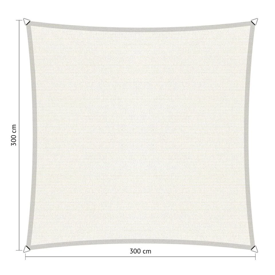 Shadow Comfort Vierkant 3x3m Arctic White 3 Shadow Comfort Vierkant 3x3m Arctic White