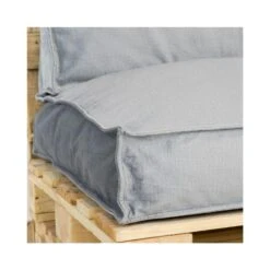 2L Home & Garden Loungekussen Velvet Lichtgrijs - 60 X 60cm -tuinmeubelen 1000035616 0102