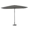 Madison - Parasol Profi-line - Rond 400x300 - Volant - Grijs -tuinmeubelen 1000036292