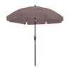 Madison - Parasol Lanzarote Round Taupe - 250cm - Bruin 1 Madison - Parasol Lanzarote Round Taupe - 250cm - Bruin -tuinmeubelen 1000036328