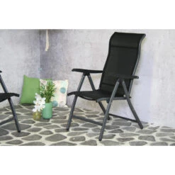 SenS-Line Sardinië Verstelbare Tuinstoel - Zwart 7 SenS-Line Sardinië Verstelbare Tuinstoel - Zwart -tuinmeubelen 1000038284 0101