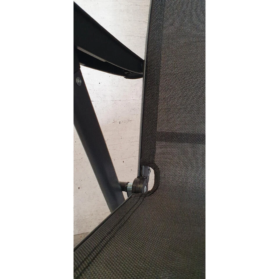 SenS-Line Sardinië Verstelbare Tuinstoel - Zwart 6 SenS-Line Sardinië Verstelbare Tuinstoel - Zwart - Afbeelding 4