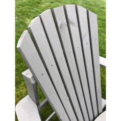 SenS-Line Adirondack Dubbele Tuinstoel - Hout - Grijs -tuinmeubelen 1000038286 0102