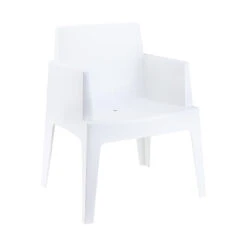 Garden Impressions Tuinstoel Box The Original Wit - 2 Stuks -tuinmeubelen 1000040788 0103