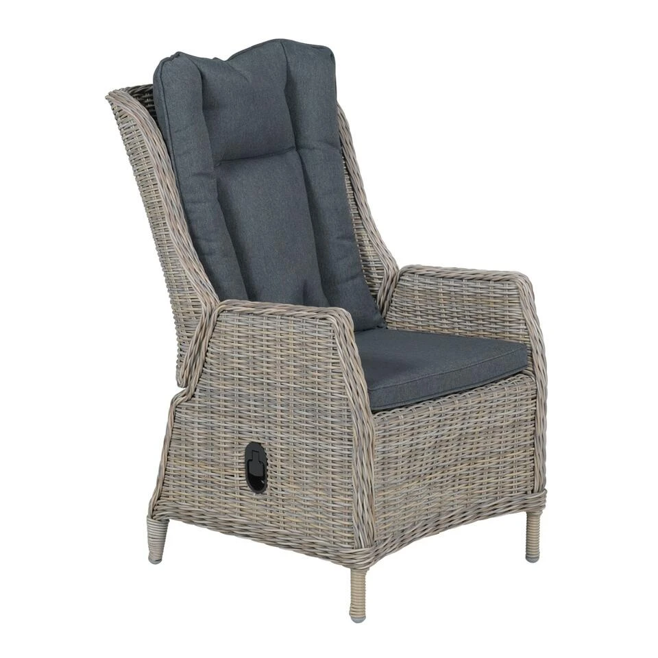 Garden Impressions Marbella Verstelbare Tuinstoel -vintage Willow 3 Garden Impressions Marbella Verstelbare Tuinstoel -vintage Willow