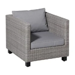 Perel Lounge Profi-line Soft Outdoor Manchester Light Grey -tuinmeubelen 1000041074 0110