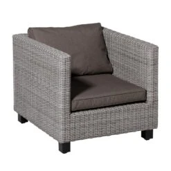 Madison Lounge Luxe Outdoor Oxford Taupe Zitkussen 60x60cm -tuinmeubelen 1000041085 0111