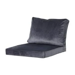Madison Lounge Luxe Velvet Grey/panama Grey Zitkussen 60x60cm -tuinmeubelen 1000041089 0110