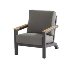 4 Seasons Outdoor Capitol Lounge Tuinstoel - Donker Grijs -tuinmeubelen 1000042157 0104