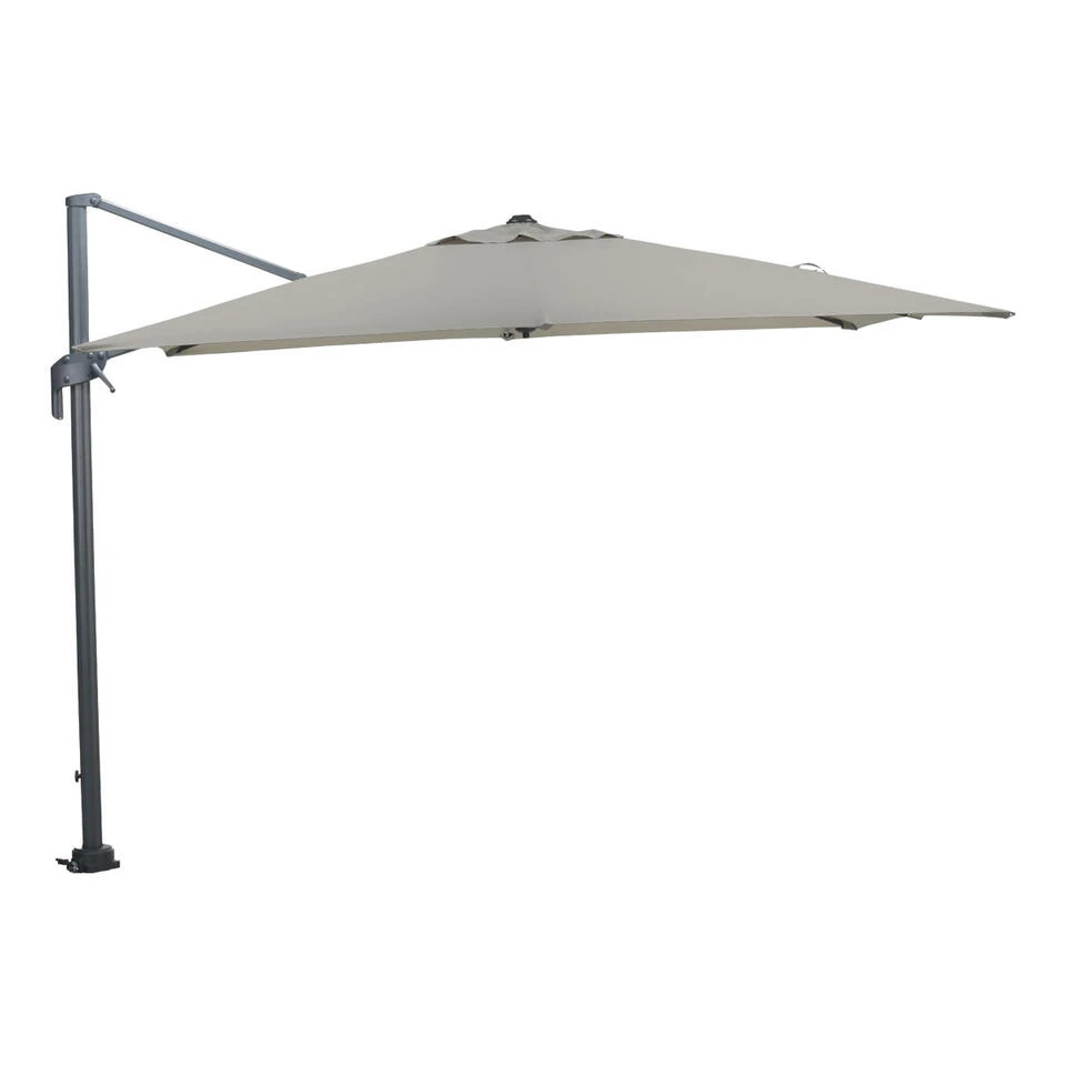 Garden Impressions Hawaii M Zweefparasol 270x270 Cm Licht Grijs 3 Garden Impressions Hawaii M Zweefparasol 270x270 Cm Licht Grijs