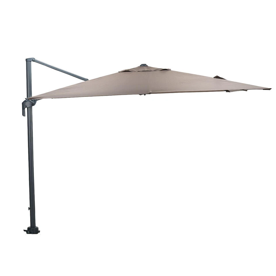 Garden Impressions Hawaii M Zweefparasol 270x270 Cm Taupe 3 Garden Impressions Hawaii M Zweefparasol 270x270 Cm Taupe