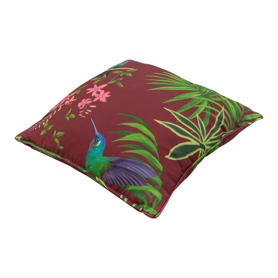 Madison - Sierkussen - Celeste Red - 50x50 - Rood 4 Madison - Sierkussen - Celeste Red - 50x50 - Rood - Afbeelding 2