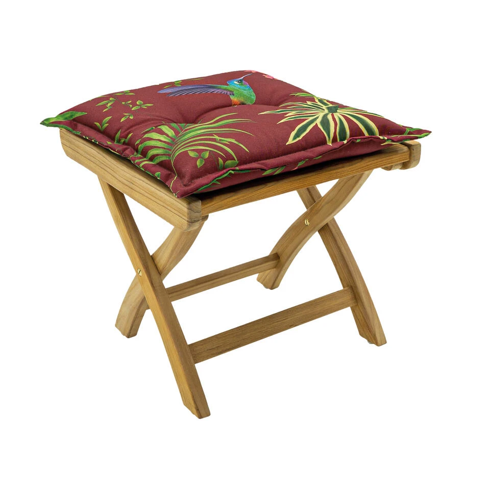 Madison - Zitkussen - Celeste Red - 50x50 - Rood 4 Madison - Zitkussen - Celeste Red - 50x50 - Rood - Afbeelding 2