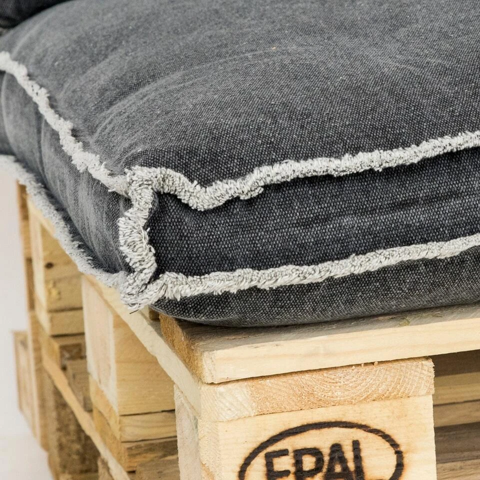 Unique Living Rugkussen Manouk Donkergrijs - 120 X 40 Cm 5 Unique Living Rugkussen Manouk Donkergrijs - 120 X 40 Cm - Afbeelding 3