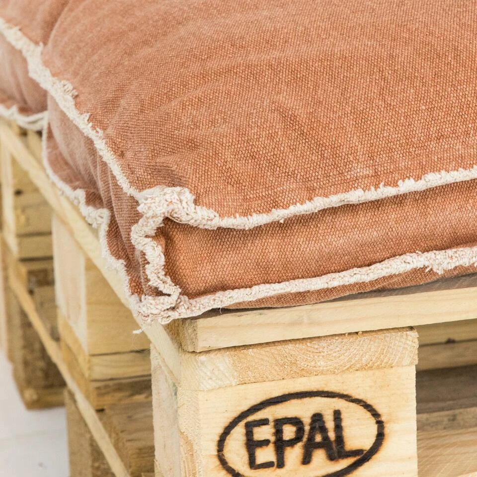 Unique Living Palletkussen Manouk Terra - 120 X 80 Cm 5 Unique Living Palletkussen Manouk Terra - 120 X 80 Cm - Afbeelding 3