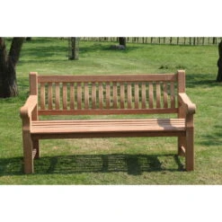 Livingfurn - Tuinbank Patrick Bench - Teakhout - 50x200x45 -tuinmeubelen 1000045393 0101