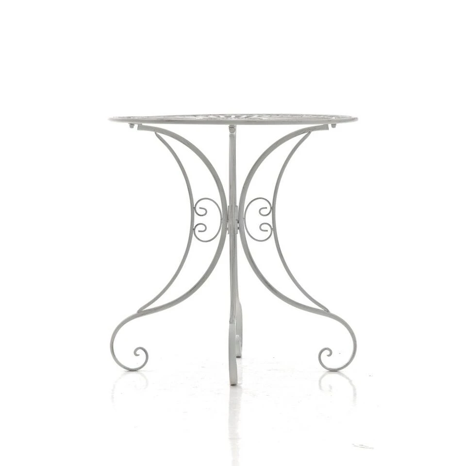 Clp Tuintafel Hari Antiek Wit 3 Clp Tuintafel Hari Antiek Wit - Afbeelding 2