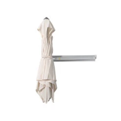 Muurparasol Vierkant, 200x200cm, Met Muurbevestiging, Ecru / Gebroken Wit -tuinmeubelen 1000047015 0103