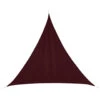 Hesperide Schaduwdoek Curacao - Driehoek - Bordeaux Rood - 3 X 3 M -tuinmeubelen 1000047873