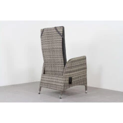 VDG Manhattan Wicker Verstelbare Tuinstoel - Dubbel Light Grey -tuinmeubelen 1000048036 0103