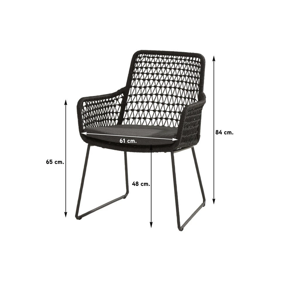 Taste Athena Dining Tuinstoel 4 Taste Athena Dining Tuinstoel - Afbeelding 2