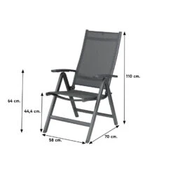 Kettler Easy Verstelbare Tuinstoel 7 Kettler Easy Verstelbare Tuinstoel -tuinmeubelen 1000048808 0101