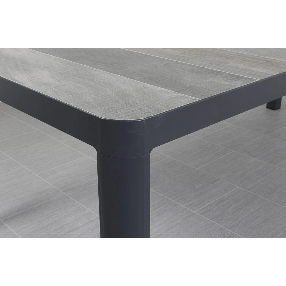 VDG Queens Tuintafel Antraciet - 220 X 100 Cm 5 VDG Queens Tuintafel Antraciet - 220 X 100 Cm - Afbeelding 3