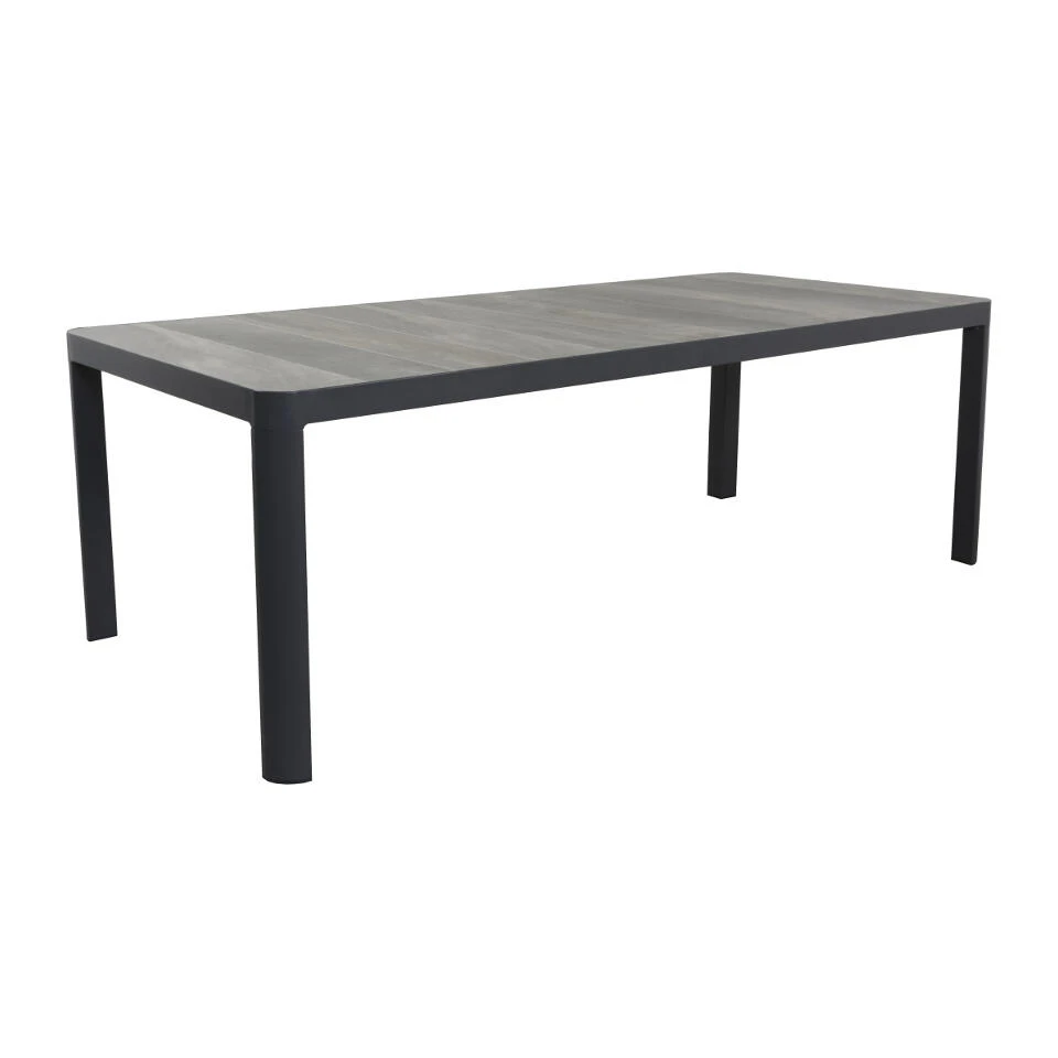 VDG Queens Tuintafel Antraciet - 220 X 100 Cm 3 VDG Queens Tuintafel Antraciet - 220 X 100 Cm