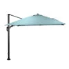 GIO Hawaii Deluxe Parasol 300x300cm - Frame D. Grijs - Doek M. Grijs -tuinmeubelen 1000054581