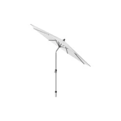 Platinum Riva Stokparasol 3 M. Rond - White Met Voet En Hoes -tuinmeubelen 1000073259 0102