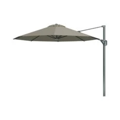 Platinum Voyager Ronde Zweefparasol T1 3 M. - Taupe Met Voet En Hoes -tuinmeubelen 1000073278 0102