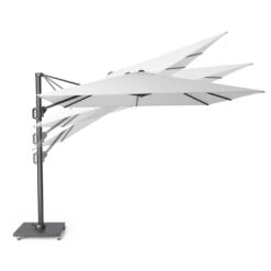 Platinum Challenger Vierkante Parasol T1 Premium 3,5x3,5 M - Manhattan -tuinmeubelen 1000073321 0103