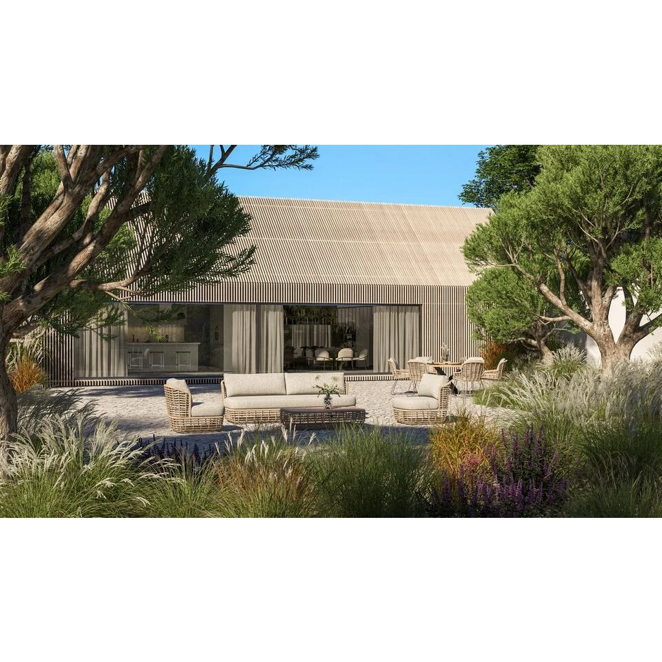 4SO Lugano Salontafel - Teak Tafelblad - 130x80x30 Cm 6 4SO Lugano Salontafel - Teak Tafelblad - 130x80x30 Cm - Afbeelding 4