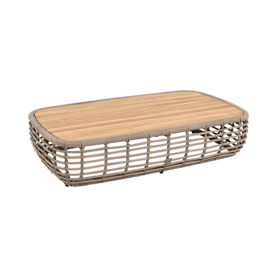 4SO Lugano Salontafel - Teak Tafelblad - 130x80x30 Cm 3 4SO Lugano Salontafel - Teak Tafelblad - 130x80x30 Cm