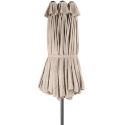 Tectake - Dubbele Parasol Silia - Terrasparasol - Beige 8 Tectake - Dubbele Parasol Silia - Terrasparasol - Beige -tuinmeubelen 1000078076 0102