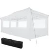 Tectake - Partytent 3x6 M. Opvouwbaar- 4 Wanden- Wit -tuinmeubelen 1000078108