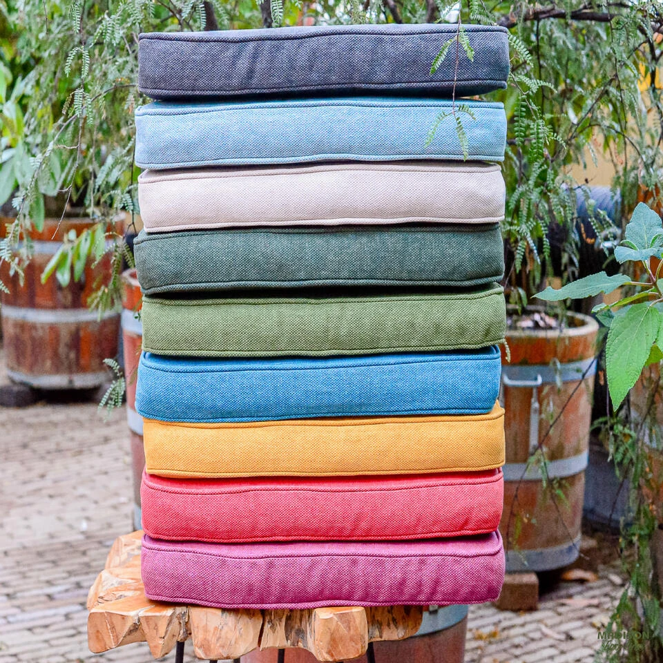 Madison - Bankkussen 110x48 - Taupe - Taupe Recycled Canvas 4 Madison - Bankkussen 110x48 - Taupe - Taupe Recycled Canvas - Afbeelding 2